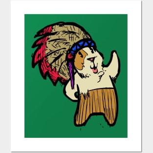 Native American Guinea Pig Posters and Art